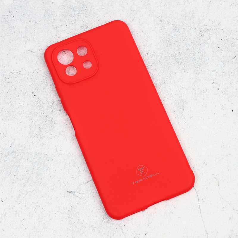 Maska Teracell Giulietta za Xiaomi Mi 11 Lite mat crvena