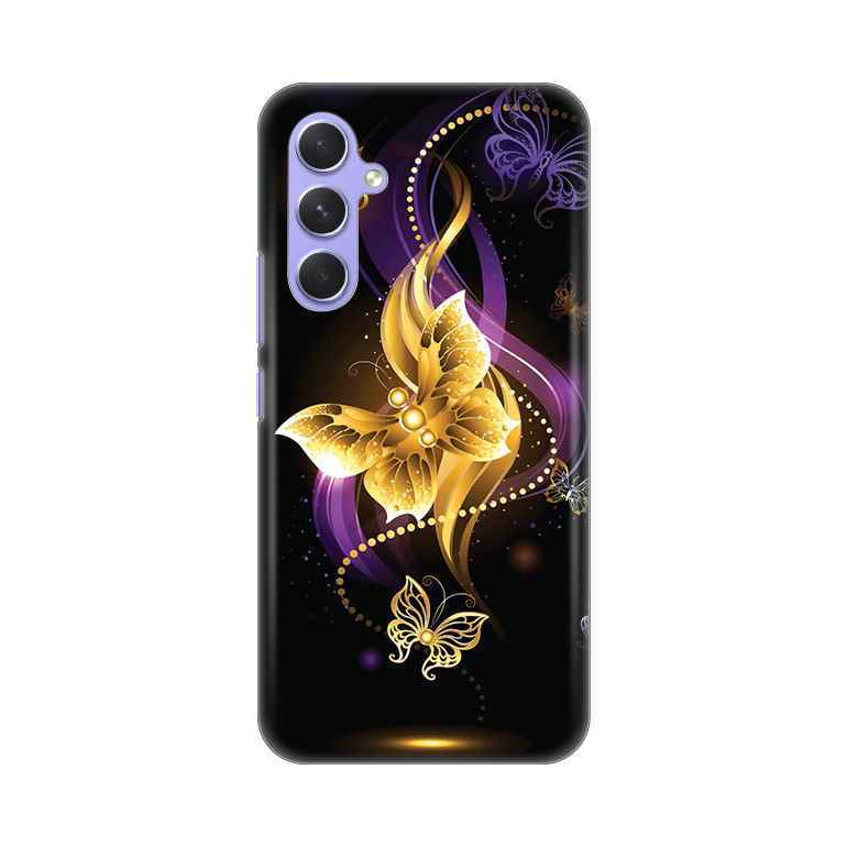 Maska silikon Print za Samsung A546B Galaxy A54 5G Golden butterfly