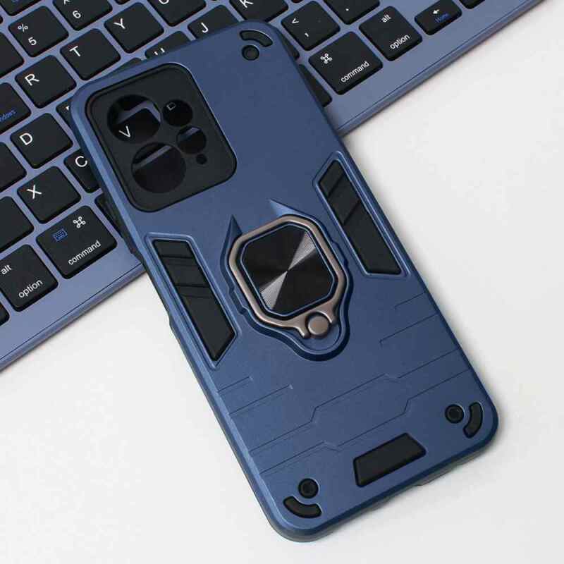 Maska Cube Ring za Xiaomi Redmi Note 12 4G EU tamno plava