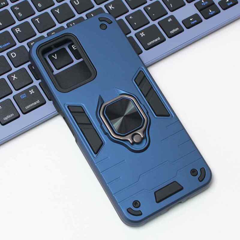 Maska Cube Ring za Xiaomi Redmi Note 12 5G EU tamno plava