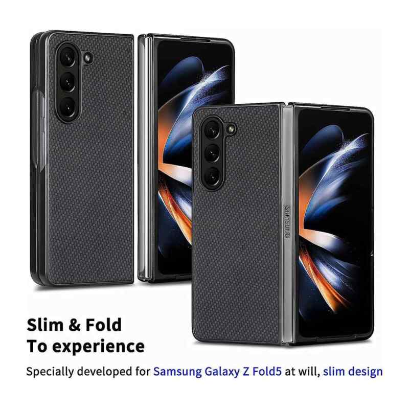 Maska Folding Case za Samsung Z Fold 5 5G crna