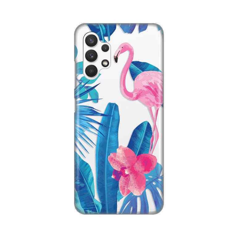 Maska silikon Print za Samsung A32 4G Summer Flamingo