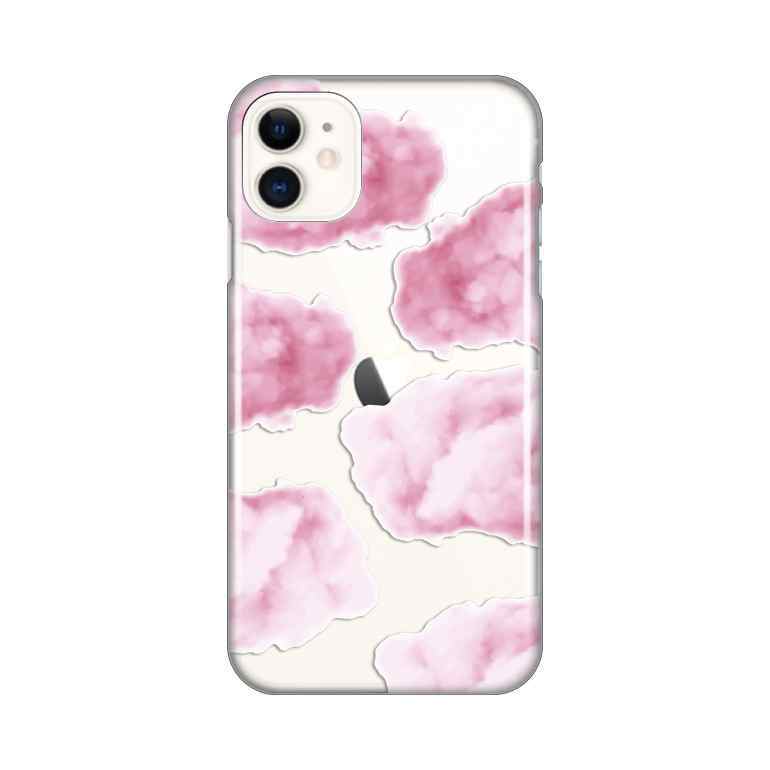 Maska silikon Print za iPhone 11 Pink Clouds
