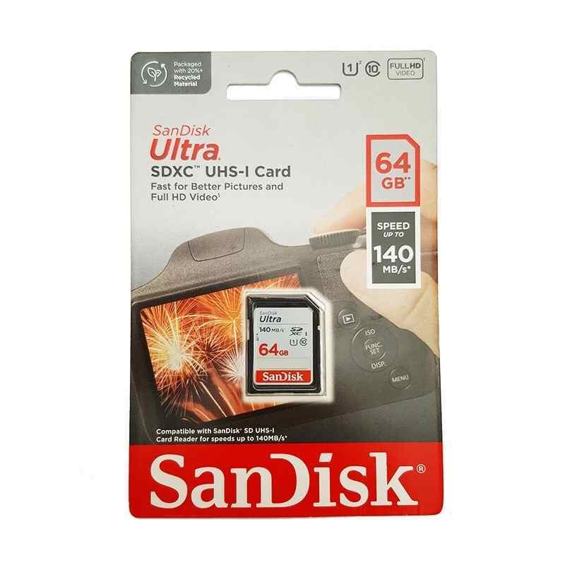 MemorijskaKartica SanDisk SDXC 64GB Ultra 140MB/s Class 10 UHS-I