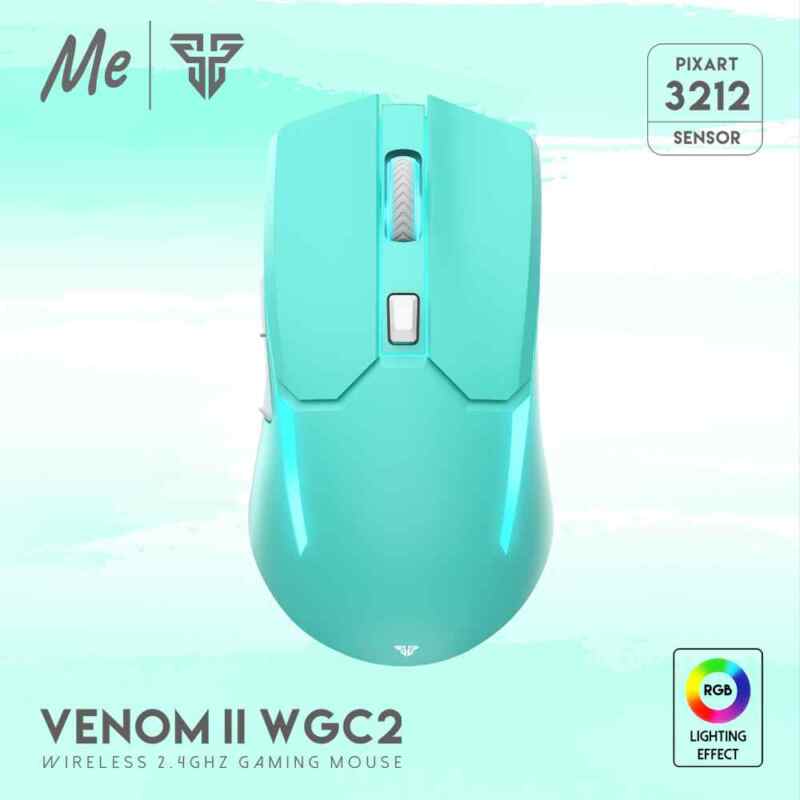 Mis Bežični Gaming Fantech WGC2 Venom II Mint Edition