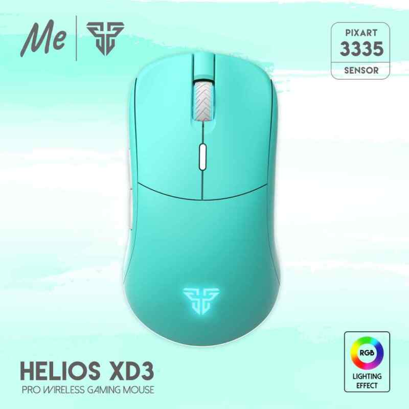 Mis Bežični Gaming Fantech XD3 Helios Mint Edition
