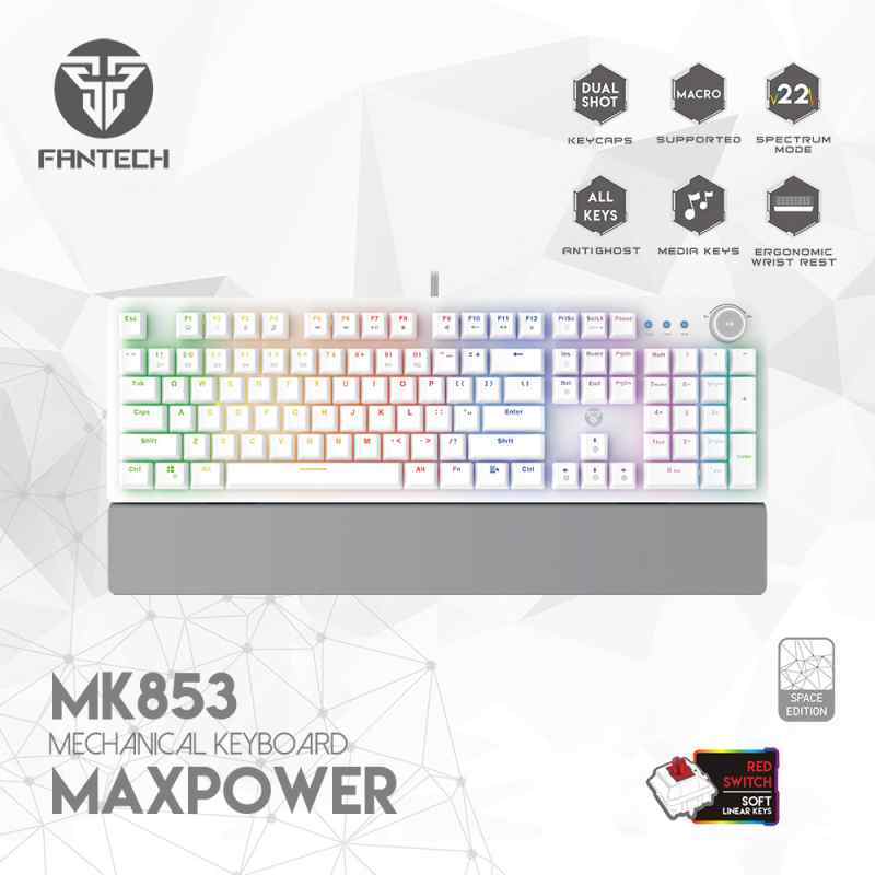 Tastatura Mehanicka Gaming Fantech MK853 RGB Maxpower red switch Space Edition