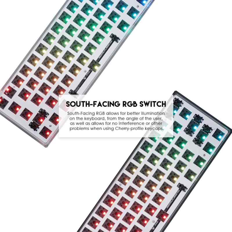 Tastatura Mehanicka Gaming Fantech MK857 RGB Maxfit61 FROST crna Blue switch