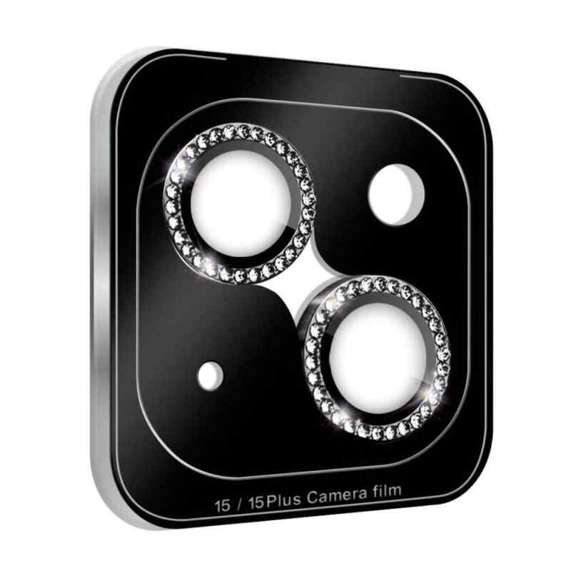 Zastita za kameru Diamond za iPhone 15 6.1 crna