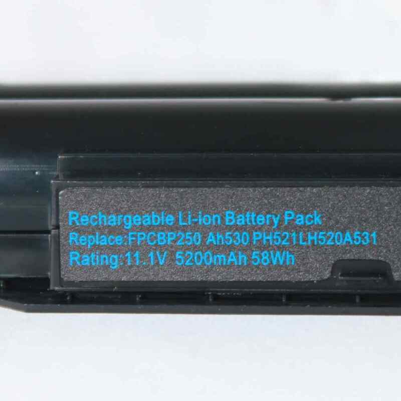 Baterija za laptop Fujitsu LifeBook AH530 AH531 BP250 11.1V 5200mAh HQ2200