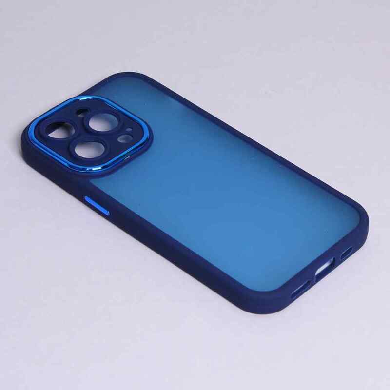 Maska Shining Camera za iPhone 14 Pro 6.1 plava