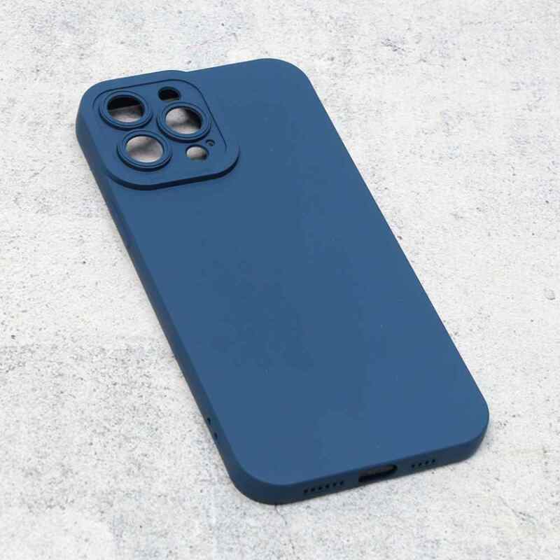 Maska Silikon Pro Camera za iPhone 13 Pro Max tamno plava