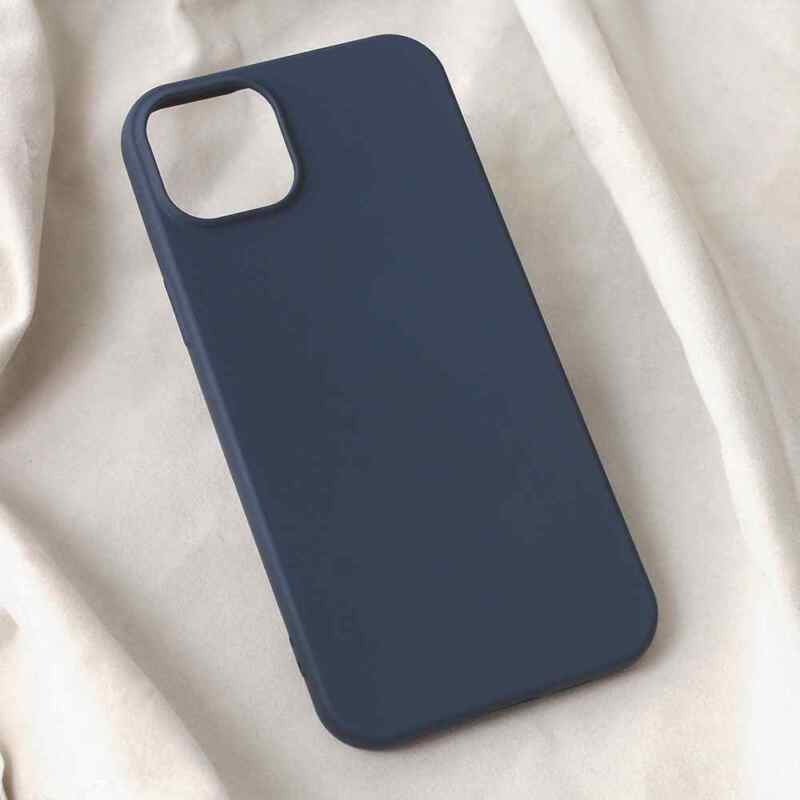 Maska Teracell Soft Velvet za iPhone 15 Plus 6.7 tamno plava