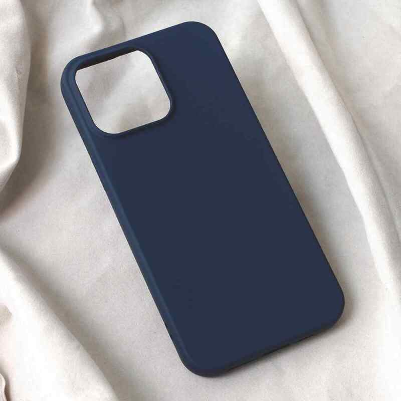 Maska Teracell Soft Velvet za iPhone 15 Pro Max 6.7 tamno plava