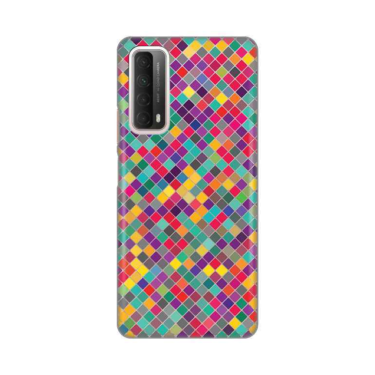 Maska silikon Print za Huawei P Smart 2021 Colorful cubes