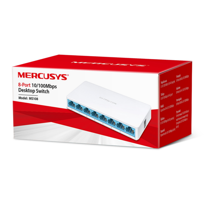 Switch 10/100 8-port Mercusys MS108