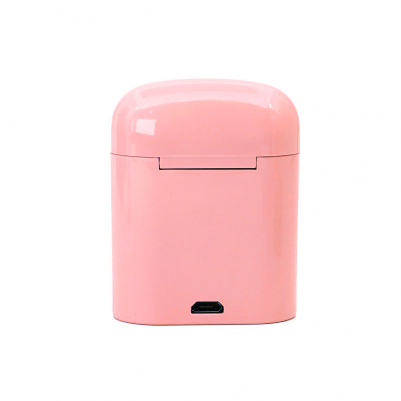 Bluetooth slusalice i7 mini roze HQ