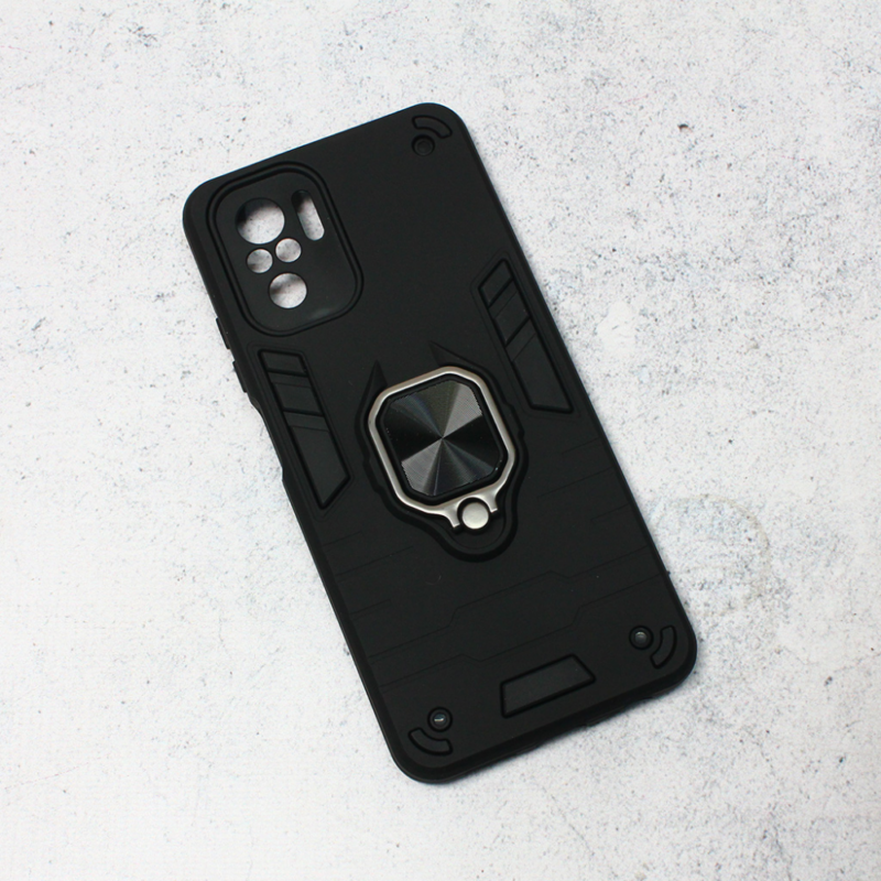 Maska Cube Ring za Xiaomi Redmi Note 10 4G/Note 10s crna