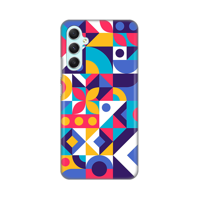 Maska silikon Print za Samsung A346B Galaxy A34 5G Colorful Mosaic