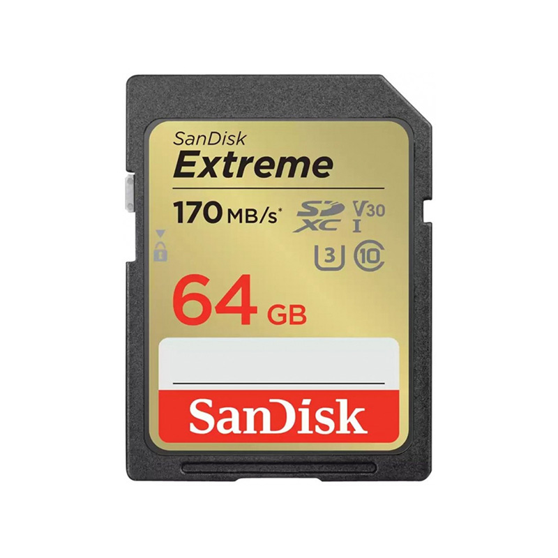 Kartica SanDisk SDXC 64GB Extreme 170MB/s V30 UHS-I Class 10 U3 V30