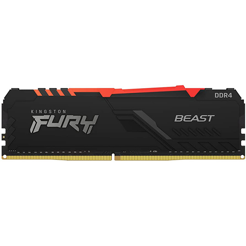 Memorija DDR4 8GB 3200MHz Kingston Fury Beast RGB KF432C16BB / 8