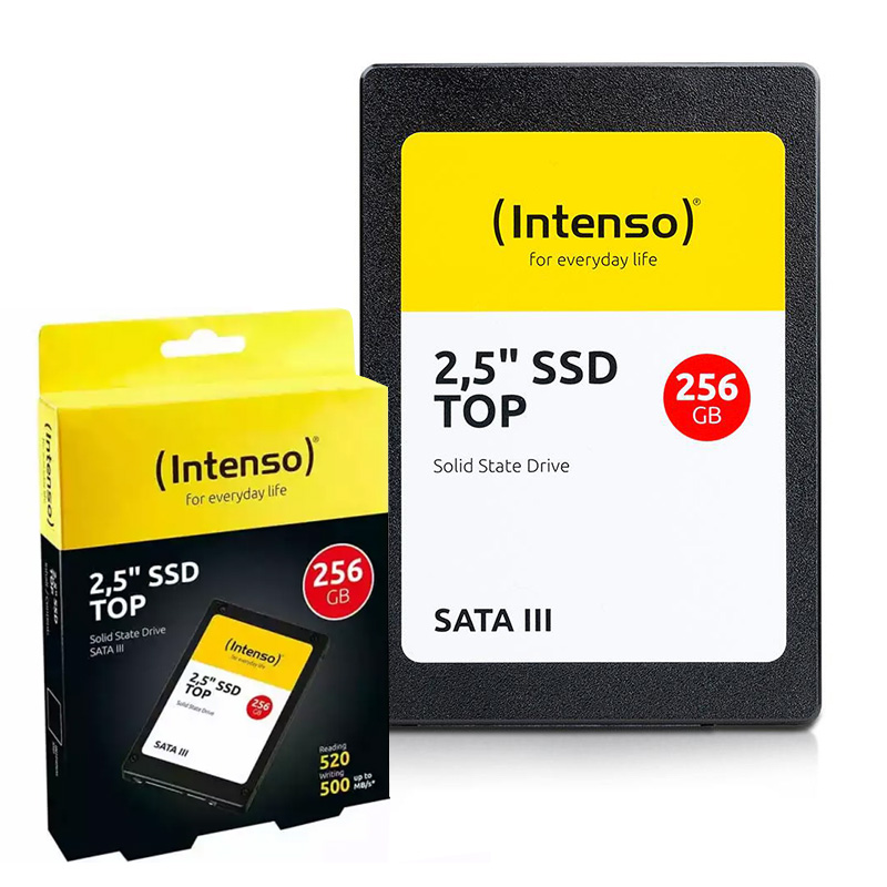 SSD 2.5 SATA3 256GB Intenso 520MBs/500MBs 3812440