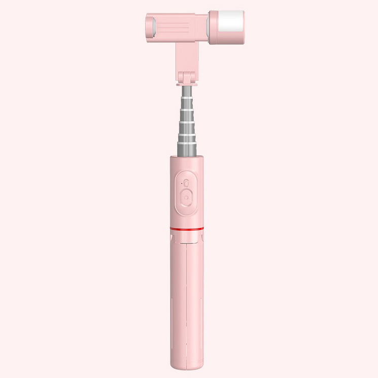 Selfie stick Q12S + tripod pink