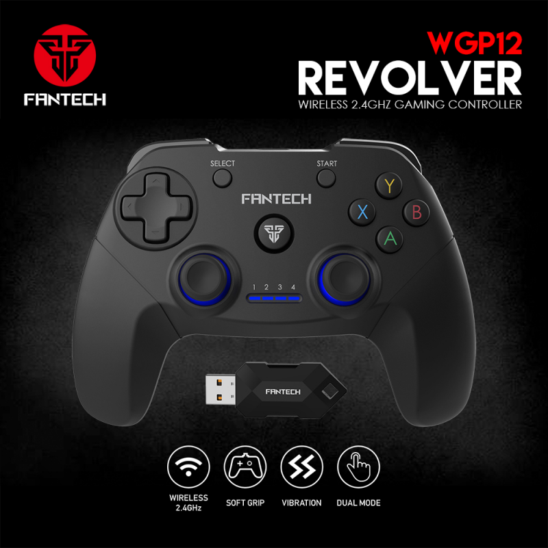 Joypad Bežični Fantech WGP12 Revolver crni