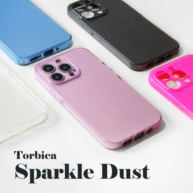 Maska Sparkle Dust za iPhone 12 ljubicasta