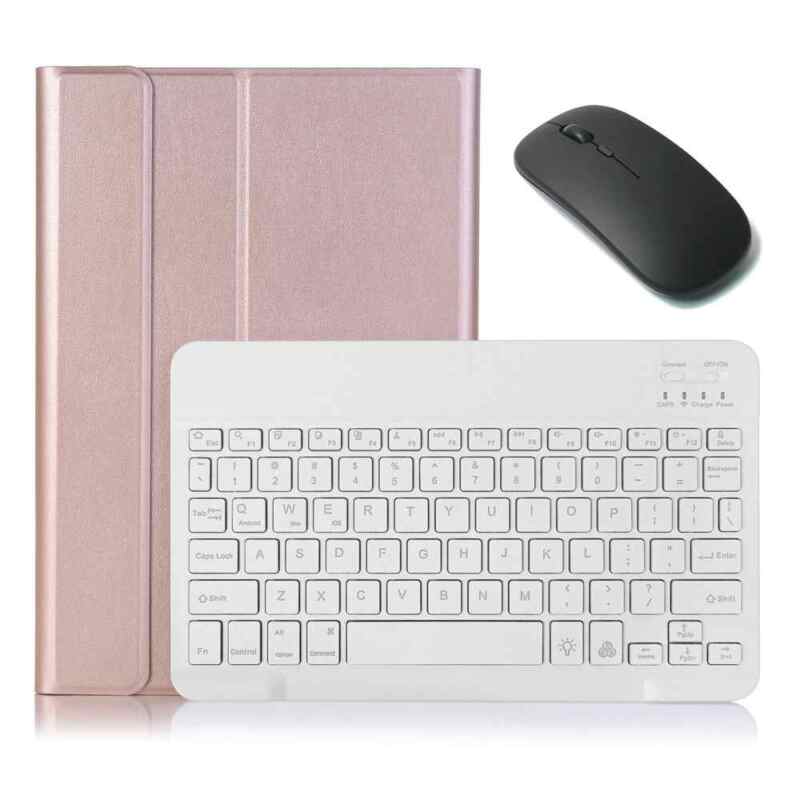 Futrola sa tastaturom i misem za iPad 10.2 2019/2020/2021 roze