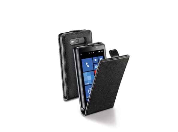 Maska Cellular Line FLAP za Nokia Lumia 820 crna