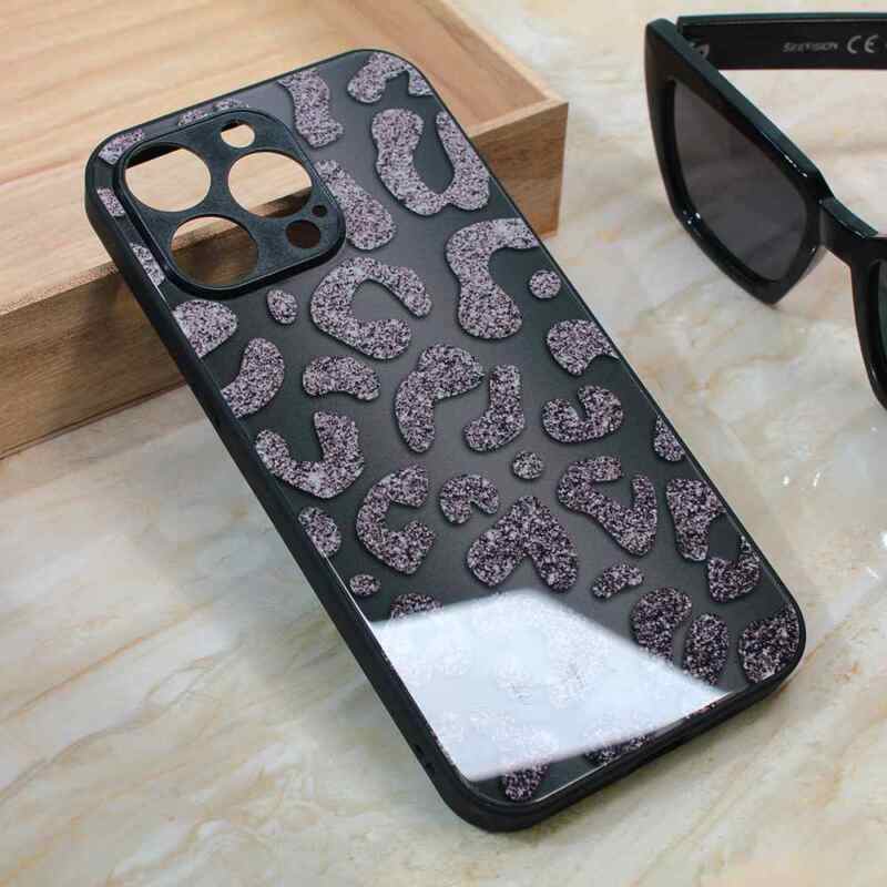 Maska Shiny glass za iPhone 13 Pro Max crna
