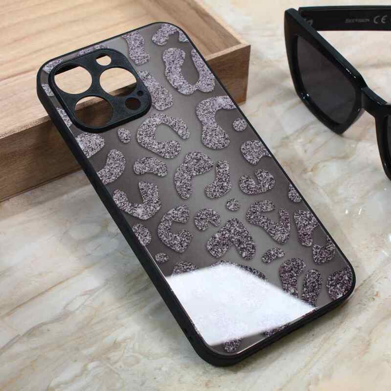 Maska Shiny glass za iPhone 13 Pro Max siva