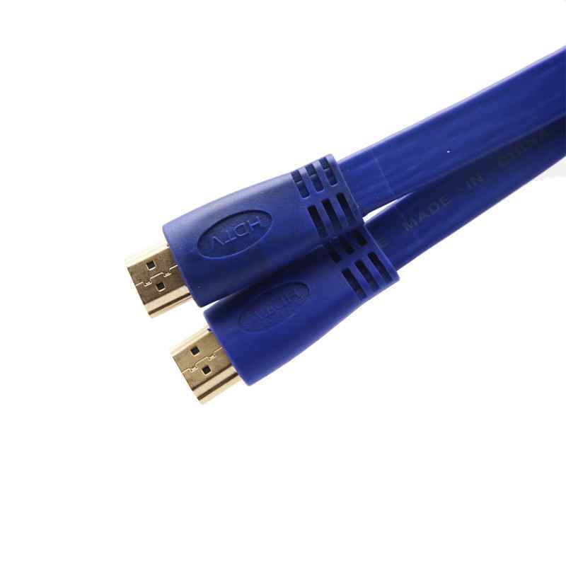 Kabl Flet HDMI na HDMI 1.5m plavi