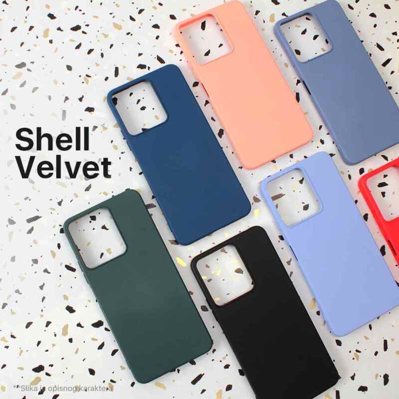 Maska Shell Velvet za Xiaomi Redmi 13C crna