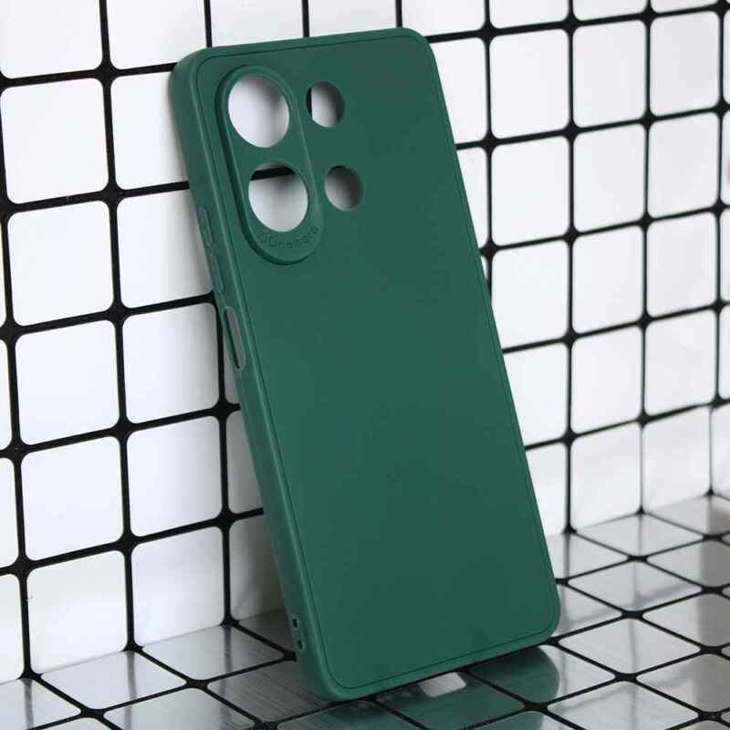 Maska 3D Camera za Xiaomi Redmi Note 13 4G EU tamno zelena