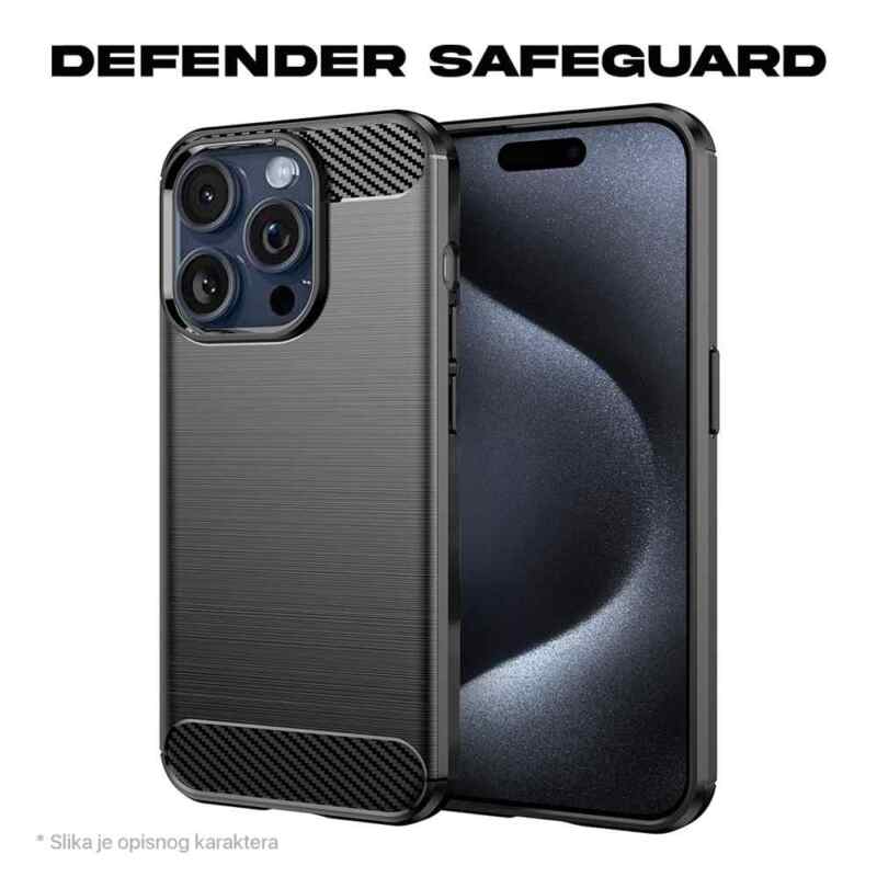 Maska Defender Safeguard za Xiaomi Redmi Note 13 4G EU crna