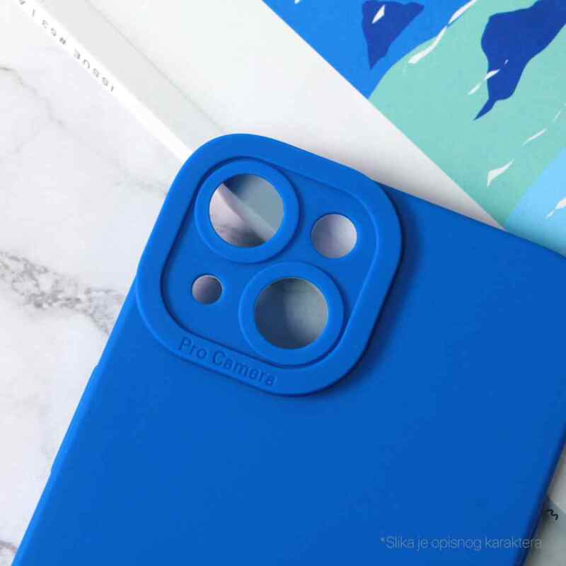 Maska Silikon Pro Camera za Samsung S22 Plus 5G svetlo plava