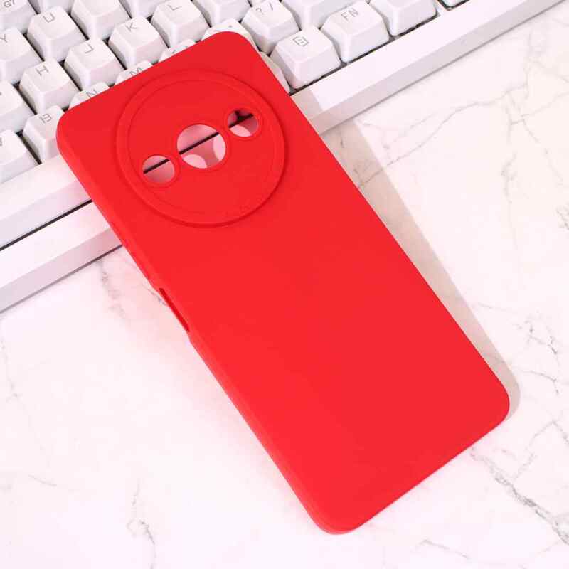 Maska Silikon Pro Camera za Xiaomi Redmi A3 crvena